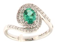 Ringe Davite & Delucchi Dame in Gold Diamante 0.44 Ct AA031737 - AA031737